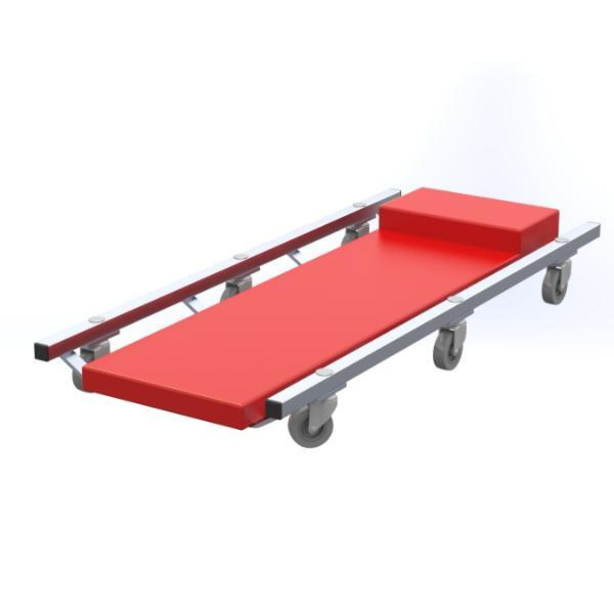 Five Star Manufacturing Aluminum Creeper — Dense Foam Padding, 6 Casters, Model# CR40